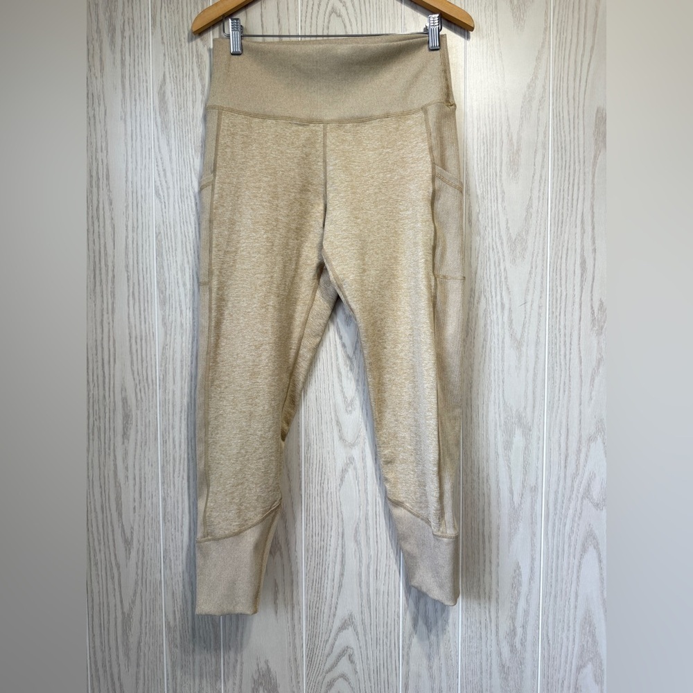 Aerie OFFLINE by Aerie Real Me™ Light Tan Heather Jogger Pants Size XL LNC